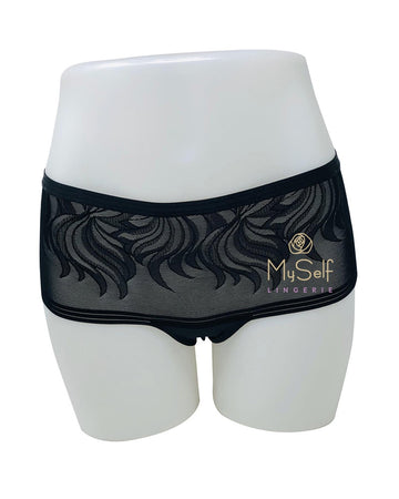 Triumph 10198887 Palm Spotlight Black Bandeau Brief myselflingerie.com